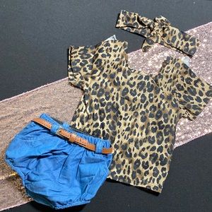 Stylish Leopard and denim out
